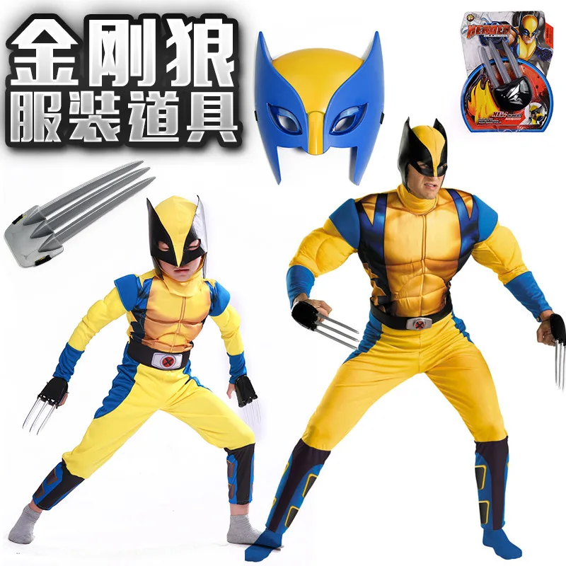 2017 Boys X-man Logan Origins Marvel Superhero Halloween Costumes Kids Adults Carnival Party Performance Cosplay Clothing
2017 Boys X-man Logan Origins Marvel Superhero Halloween Costumes Kids Adults Carnival Party Performance Cosplay Clothing