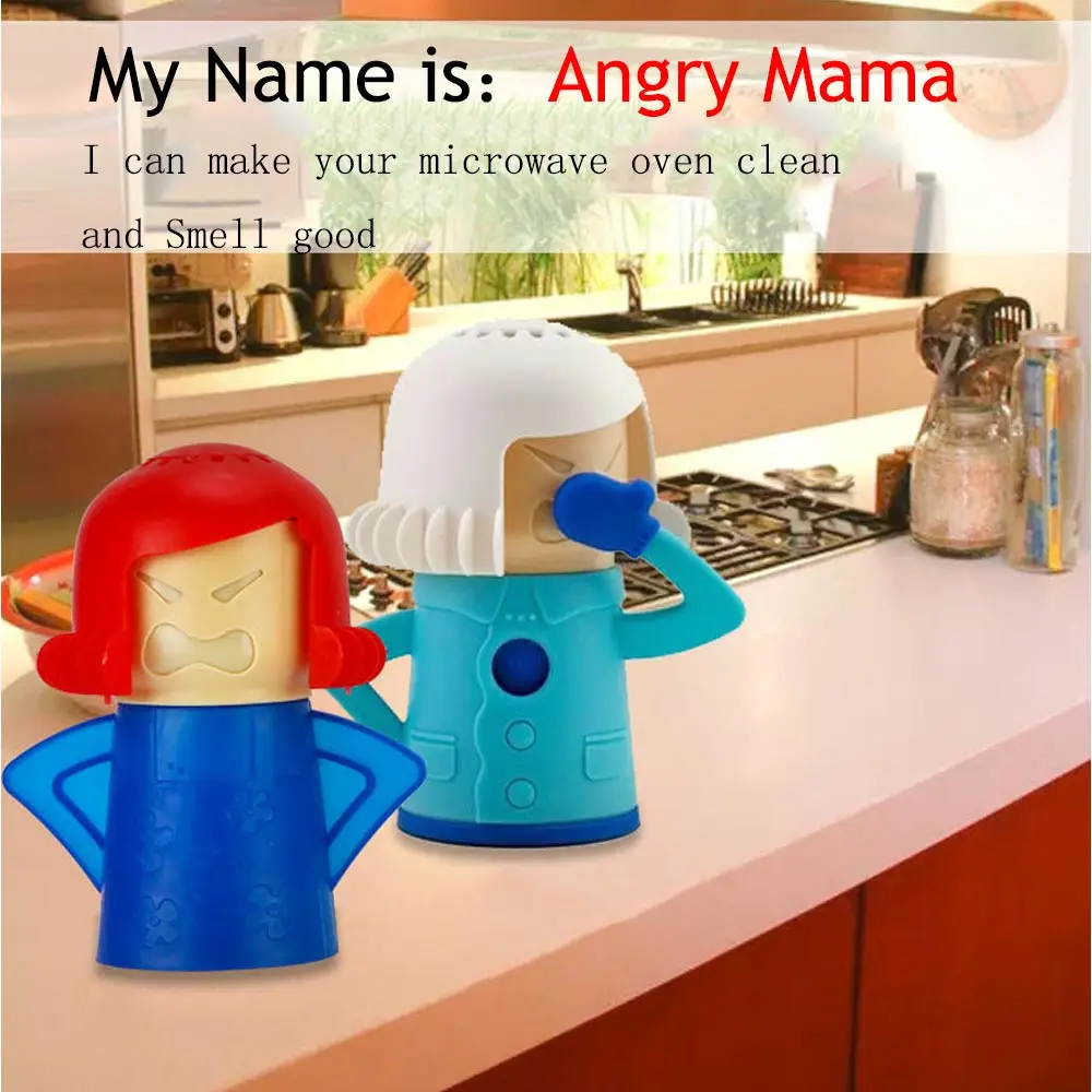 Angry Mama Microwave cleaning Cleaner Easily Cleans Microwave Oven Steam Cleaner Appliances for Kitchen Deodorizer Refrigerator 
Angry Mama Microwave cleaning Cleaner Easily Cleans Microwave Oven Steam Cleaner Appliances for Kitchen Deodorizer Refrigerator