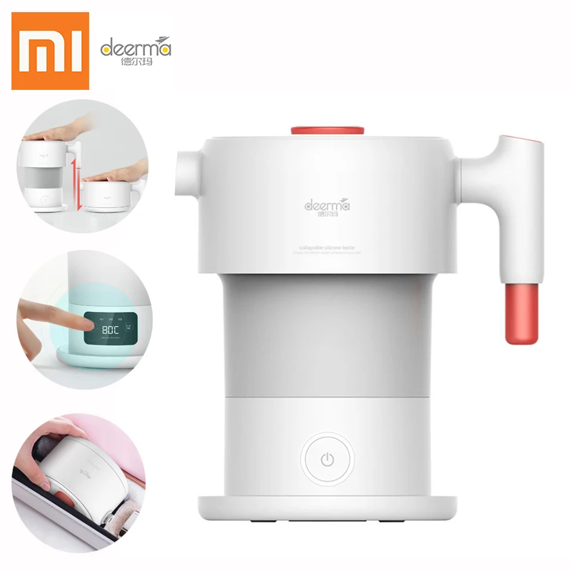 Xiaomi Mijia Deerma 0.6L Folding Portable Electric Water Kettle Auto Power-Off Protection Handheld Electric Water Flask Pot
Xiaomi Mijia Deerma 0.6L Folding Portable Electric Water Kettle Auto Power-Off Protection Handheld Electric Water Flask Pot