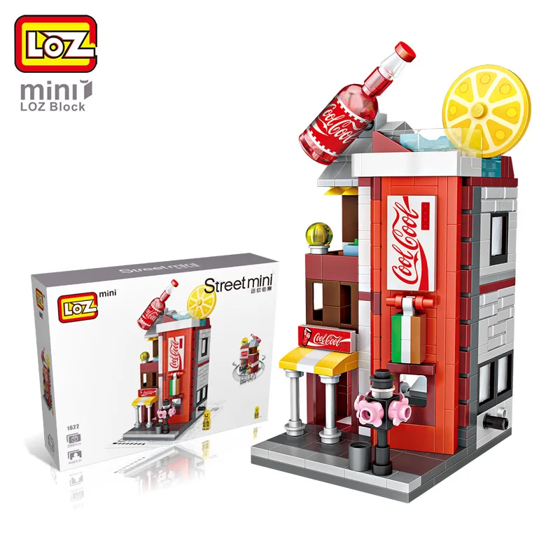 LOZ Mini Cola Drinks Shop Store City Street Series Architecture Blocks Building Plastic Assembly Toys for Children Bricks 1622
LOZ Mini Cola Drinks Shop Store City Street Series Architecture Blocks Building Plastic Assembly Toys for Children Bricks 1622