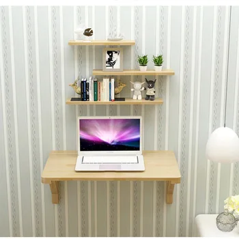 Computer Desk Commercial Office home Furniture Solid Wood Folding Table Wall Desk Desktop Corner Table 80/100/120*50cm 2018
Computer Desk Commercial Office home Furniture Solid Wood Folding Table Wall Desk Desktop Corner Table 80/100/120*50cm 2018