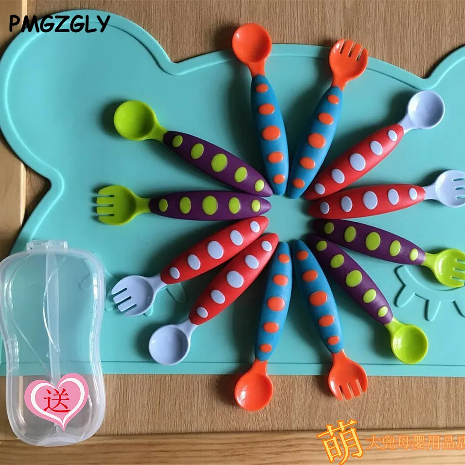 Baby Tableware Infant Spoons Children Soft Soup Fork Cochleare Baby Spoon Cute Tableware Feeding Infant Utensils with retail box
Baby Tableware Infant Spoons Children Soft Soup Fork Cochleare Baby Spoon Cute Tableware Feeding Infant Utensils with retail box