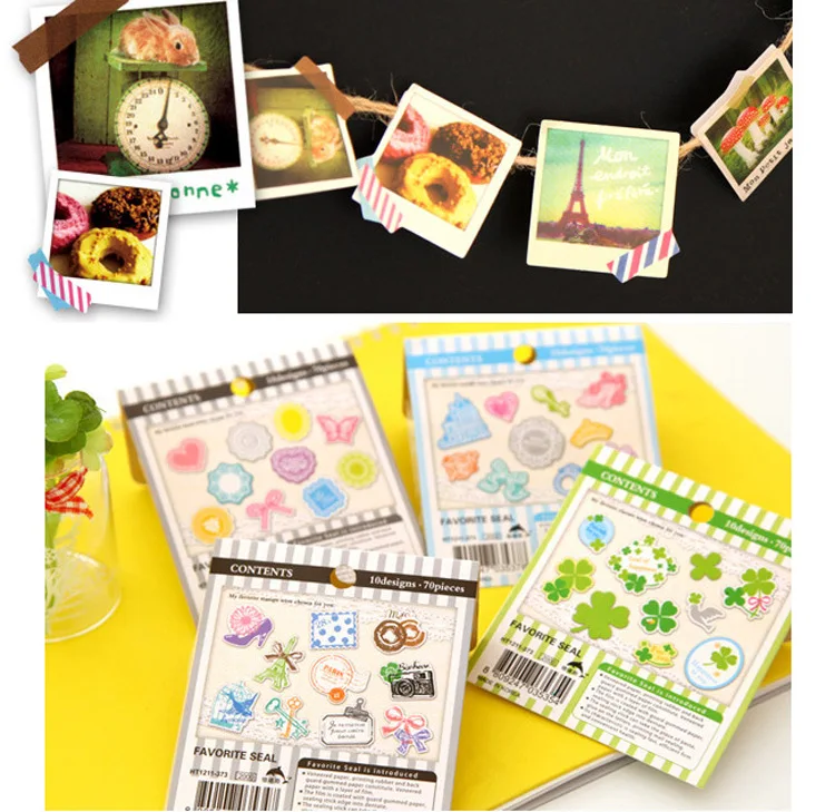 1-Pack Flower / Princess / Stamp / Four Leaf Clover Series Scrapbook Stickers for DIY
1-Pack Flower / Princess / Stamp / Four Leaf Clover Series Scrapbook Stickers for DIY