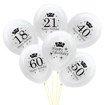 10Pcs Age Transparent Balloons Air 18 21 30 40 50 60 Years Happy Birthday Party Decorations Adult Helium Clear Balloons
10Pcs Age Transparent Balloons Air 18 21 30 40 50 60 Years Happy Birthday Party Decorations Adult Helium Clear Balloons