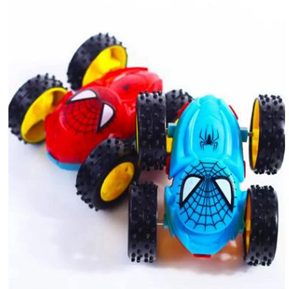 1 pcs Cartoon Spiderman Model Car Double Flip Running Large Wheel Rolling Car Kid Gift Toy
1 pcs Cartoon Spiderman Model Car Double Flip Running Large Wheel Rolling Car Kid Gift Toy