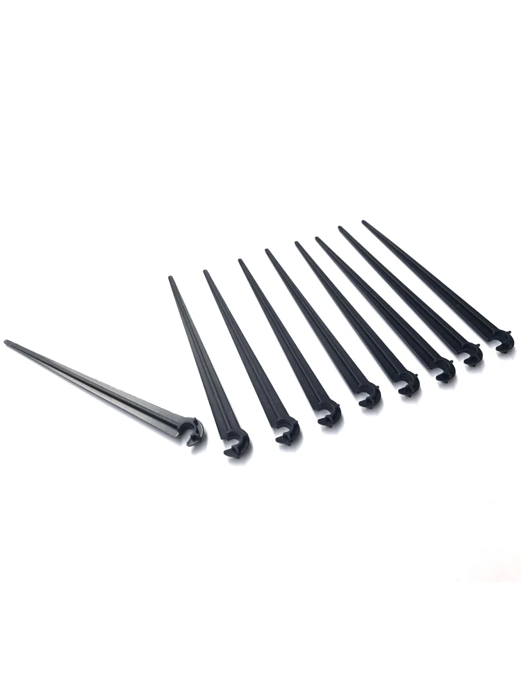 1/4" Hose Bracket Garden Drip Irrigation Water Pipe Inserting Ground Fittings 4/7mm Hose Fixed Stems Holder "C" Shaped 100pcs
1/4" Hose Bracket Garden Drip Irrigation Water Pipe Inserting Ground Fittings 4/7mm Hose Fixed Stems Holder "C" Shaped 100pcs