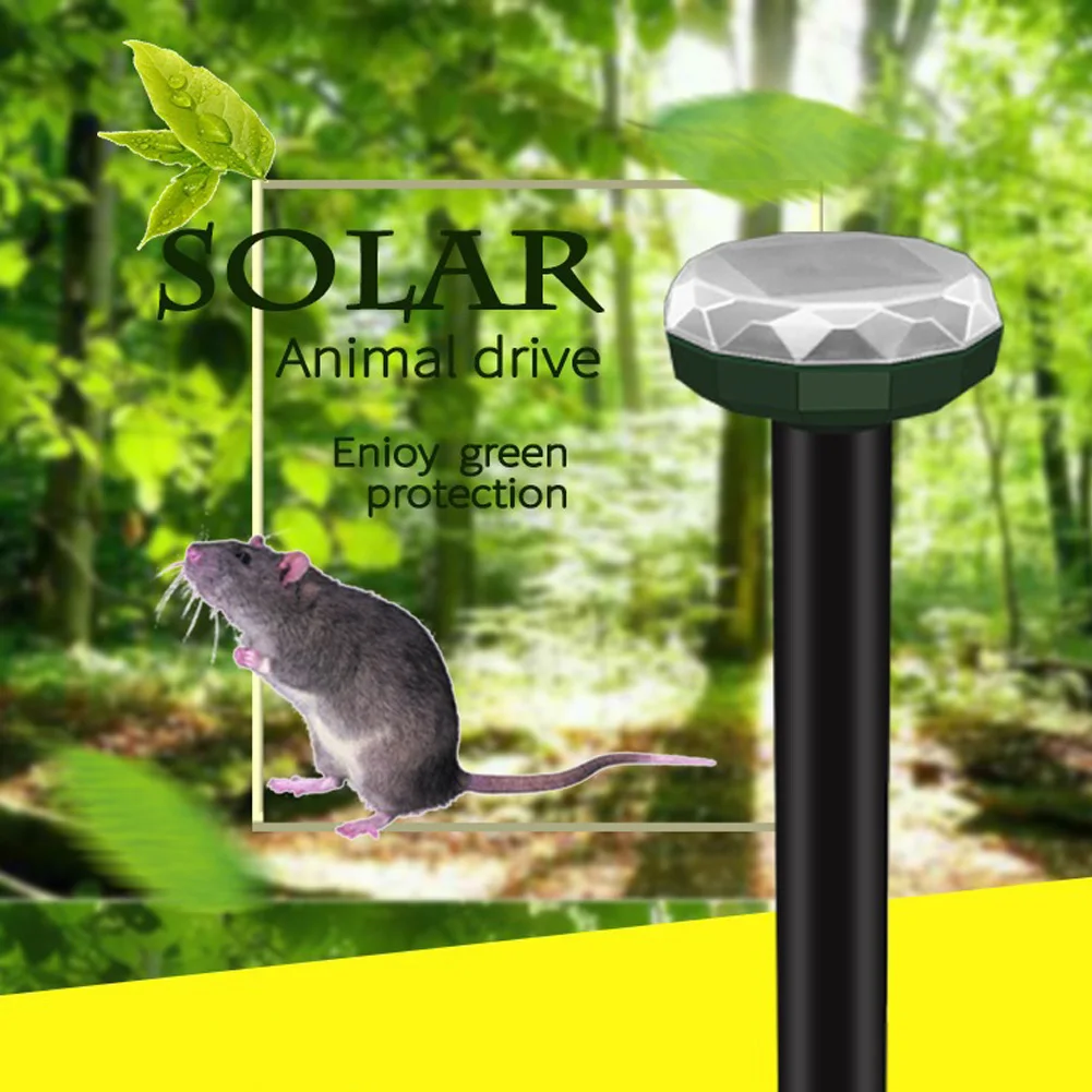 Solar Power Ultrasonic Gopher Eco-Friendly Mole Snake Mouse Reject Repeller Control for Garden Yard
Solar Power Ultrasonic Gopher Eco-Friendly Mole Snake Mouse Reject Repeller Control for Garden Yard