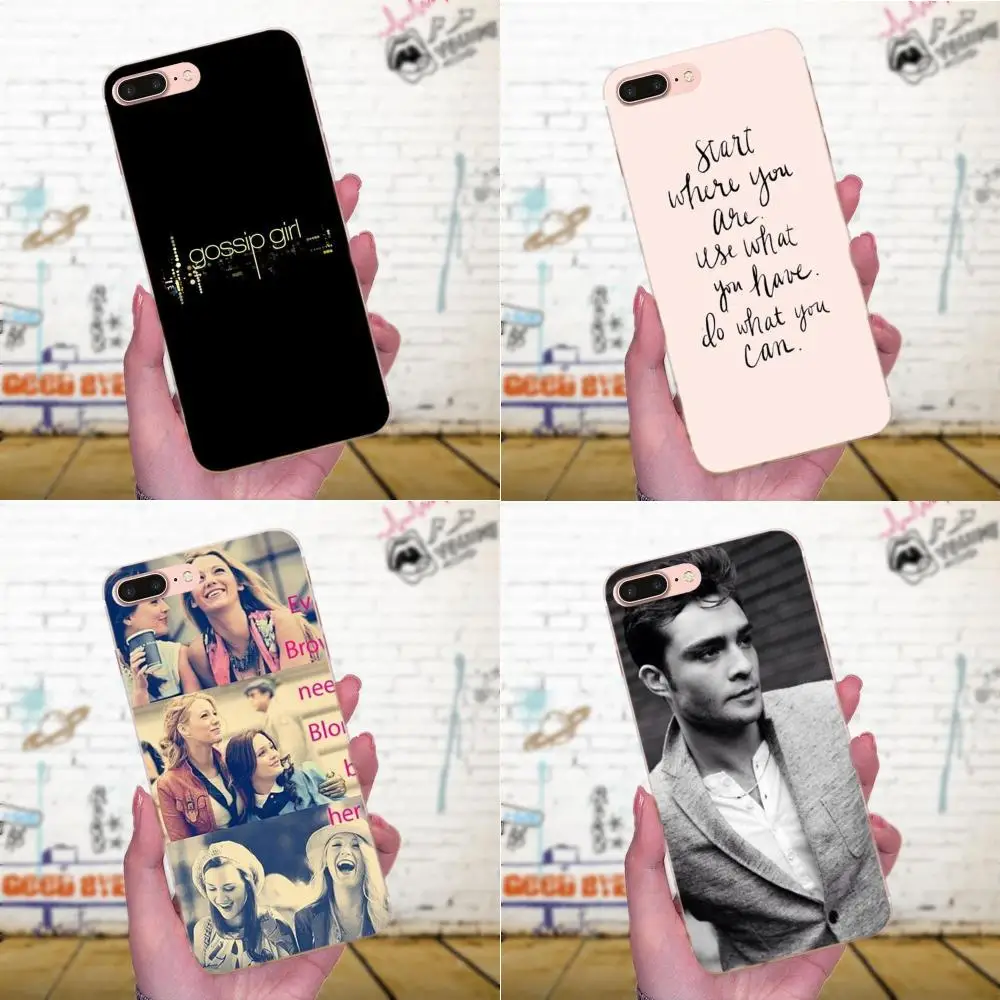 Мягкие чехлы Capa Gossip Girl Blair And Chuck для Xiaomi Note 3 4 Mi3 Mi4 Mi4C Mi4i Mi5 Mi 5S 5X 6 6X 8 SE A1 Max Mix