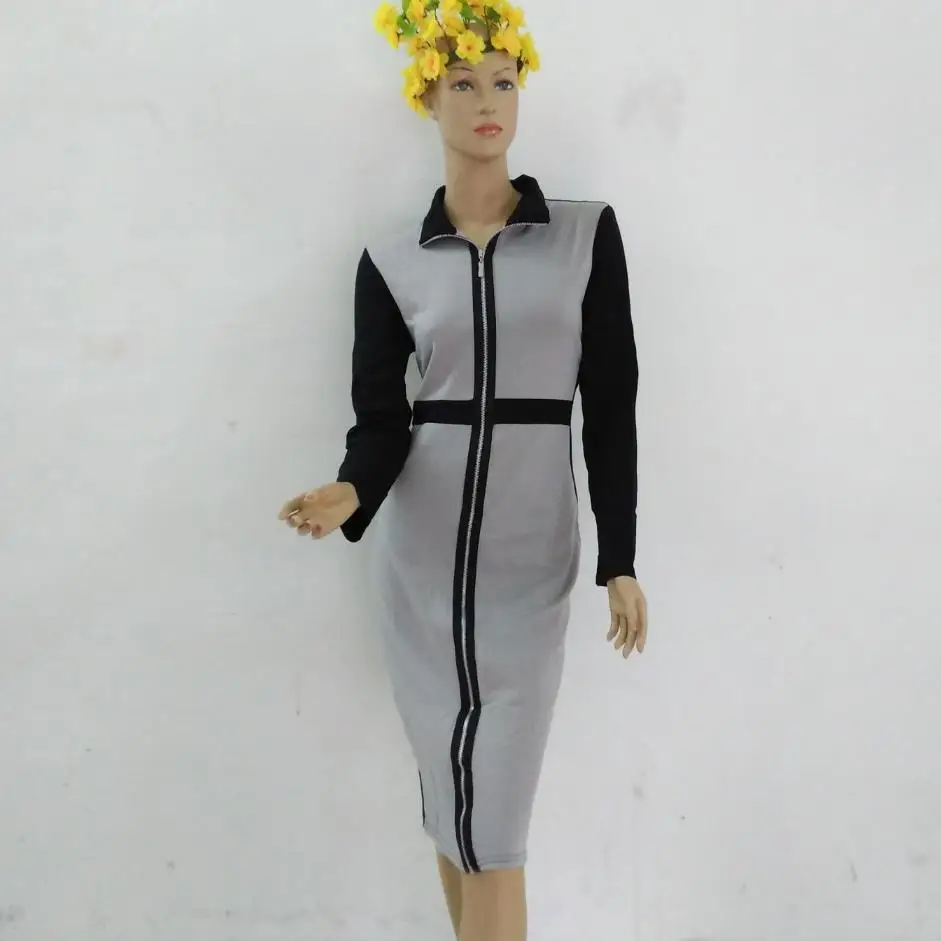 100% real photo Formal Summer Women Long sleeve Tunic Bodycon Office Lady Pencil Business Wear to Work Evening party thick Dress
100% real photo Formal Summer Women Long sleeve Tunic Bodycon Office Lady Pencil Business Wear to Work Evening party thick Dress