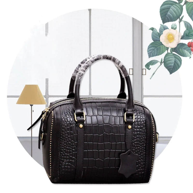 New Arrival High Quality Genuine Leather Women's Handbag Alligator Print Leather Shoulder bag Luxury Solid Color
New Arrival High Quality Genuine Leather Women's Handbag Alligator Print Leather Shoulder bag Luxury Solid Color