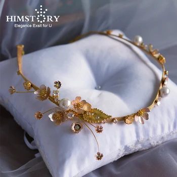 Vintage European Hairband Wedding Retro Flower HAndmade Pearl BEads Dual Use Necklace and Hair Accessories Jewelry 
Vintage European Hairband Wedding Retro Flower HAndmade Pearl BEads Dual Use Necklace and Hair Accessories Jewelry