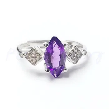 Natural real amethyst ring Fashion style Free shipping 925 sterling silver 0.9ct gemstone Fine jewelry T8080803
Natural real amethyst ring Fashion style Free shipping 925 sterling silver 0.9ct gemstone Fine jewelry T8080803