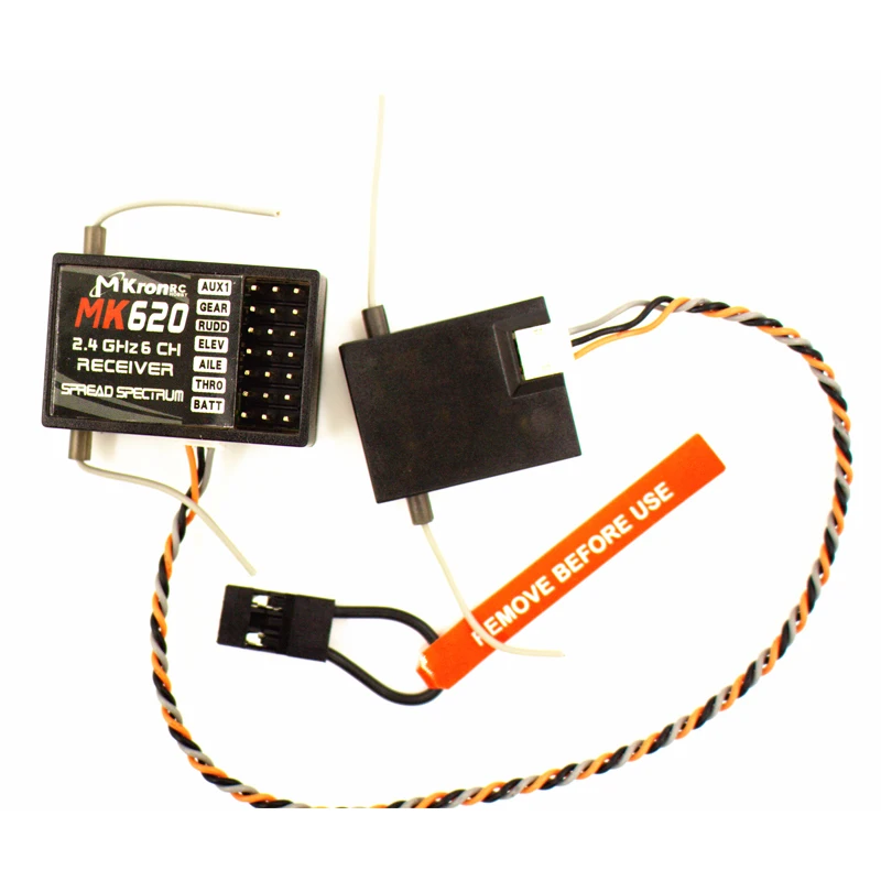 MK620 2.4G 6CH Satellite Receiver with Satellite For AR6200 DX6i DX7 DX7 DX8 DX9 DSM-2 transmitter of Quadcopter Helicopter
MK620 2.4G 6CH Satellite Receiver with Satellite For AR6200 DX6i DX7 DX7 DX8 DX9 DSM-2 transmitter of Quadcopter Helicopter