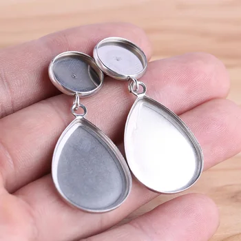 onwear 5pairs fit 12mm round 18x25mm teardrop stainless steel stud pendant cabochon earring base blanks diy bezel settings
onwear 5pairs fit 12mm round 18x25mm teardrop stainless steel stud pendant cabochon earring base blanks diy bezel settings
