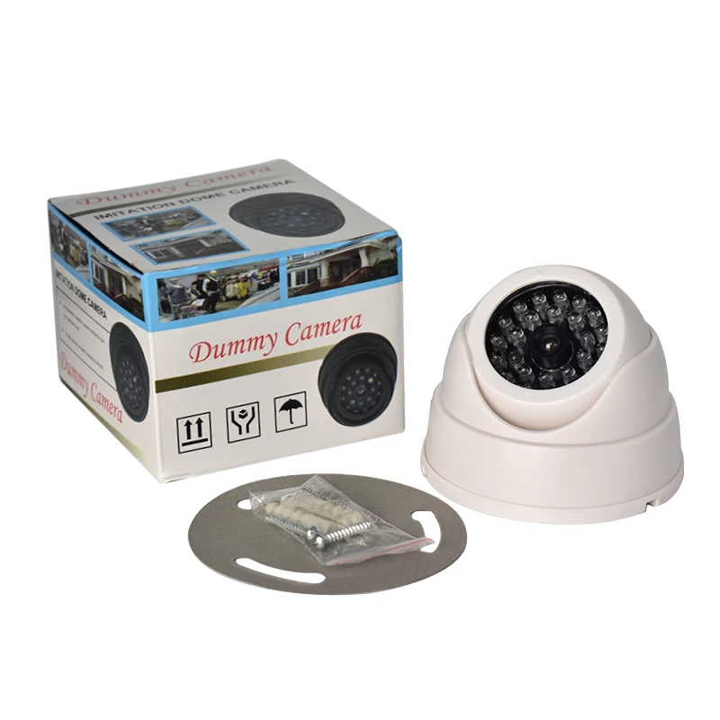FGHGF Home CCTV Fake IP Camera Dummy Family Fake Camera Surveillance Security Dome Mini Dummy Camera 26 Flashing LED Light White
FGHGF Home CCTV Fake IP Camera Dummy Family Fake Camera Surveillance Security Dome Mini Dummy Camera 26 Flashing LED Light White