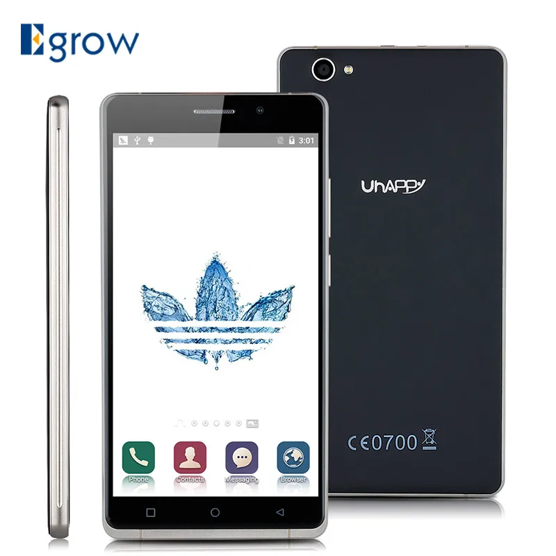 Оригинальный uhappy UP580 сотовый телефон MT6580 4 ядра Android 5.1 мобильный 6.0 дюймовый
