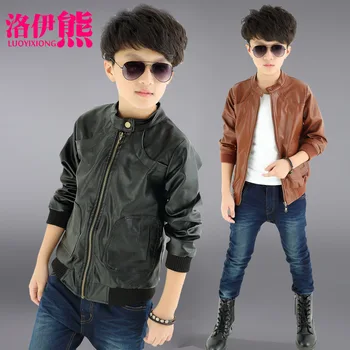 2020 New Baby Boy Faux Leather Jacket Boys Coat Black and Brown Color Children Jackets Manteau Garcon Kids Jacket 4-12 Years Old
2020 New Baby Boy Faux Leather Jacket Boys Coat Black and Brown Color Children Jackets Manteau Garcon Kids Jacket 4-12 Years Old