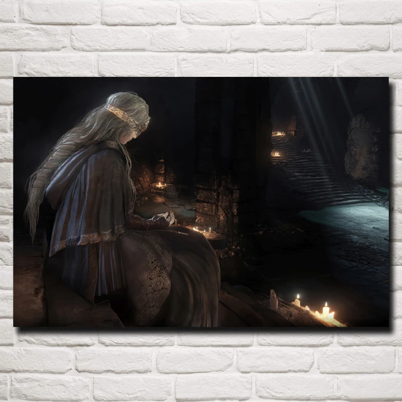FOOCAME Dark Souls Gothic Video Games Knight Sword Castle Art Silk Poster Home Decor Painting 12x18 16X24 20x30 24x36 Inches
FOOCAME Dark Souls Gothic Video Games Knight Sword Castle Art Silk Poster Home Decor Painting 12x18 16X24 20x30 24x36 Inches