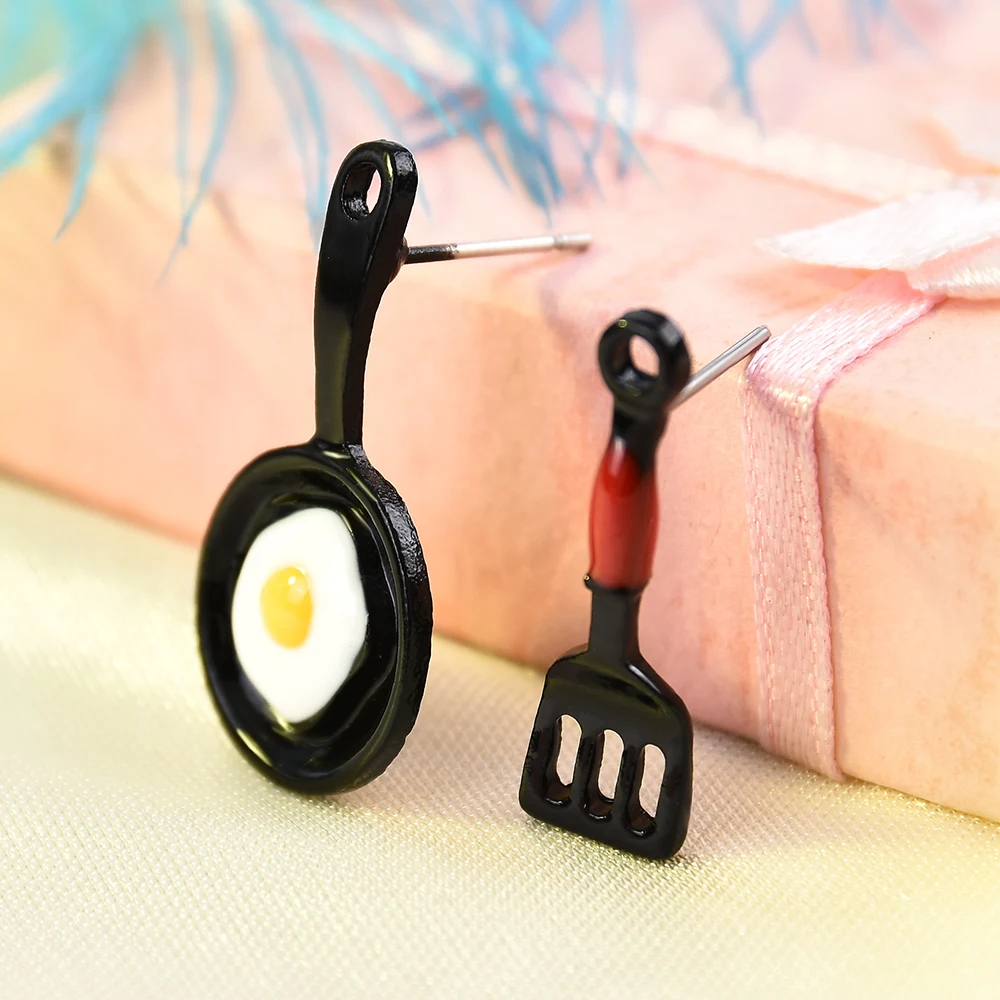 New Funny Asymmetric 2019 Earrings Enamel Fried Egg Earrings For Women Jewelry oorbellen Dropshipping
New Funny Asymmetric 2019 Earrings Enamel Fried Egg Earrings For Women Jewelry oorbellen Dropshipping