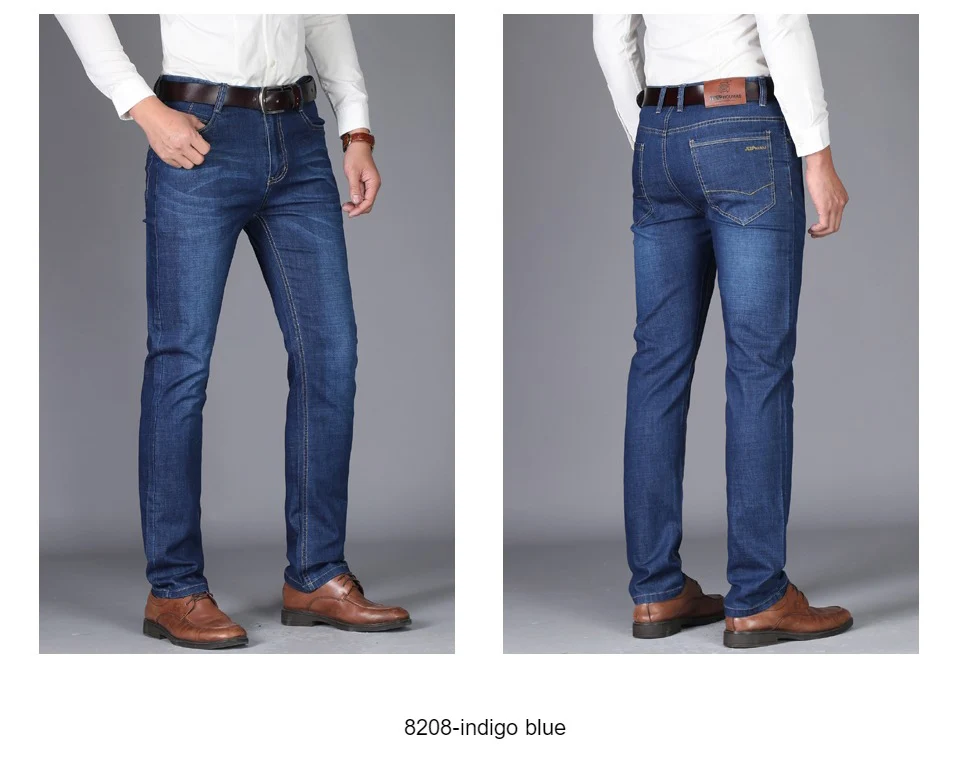NIGRITY Man Jeans 2020 New Fashion Business Casual Denim Pants Men Straight Cut Slight Stretch Trousers Large Size 29-42 4 Color NIGRITY Man Jeans 2020 New Fashion Business Casual Denim Pants Men Straight Cut Slight Stretch Trousers Large Size 29-42 4 Color