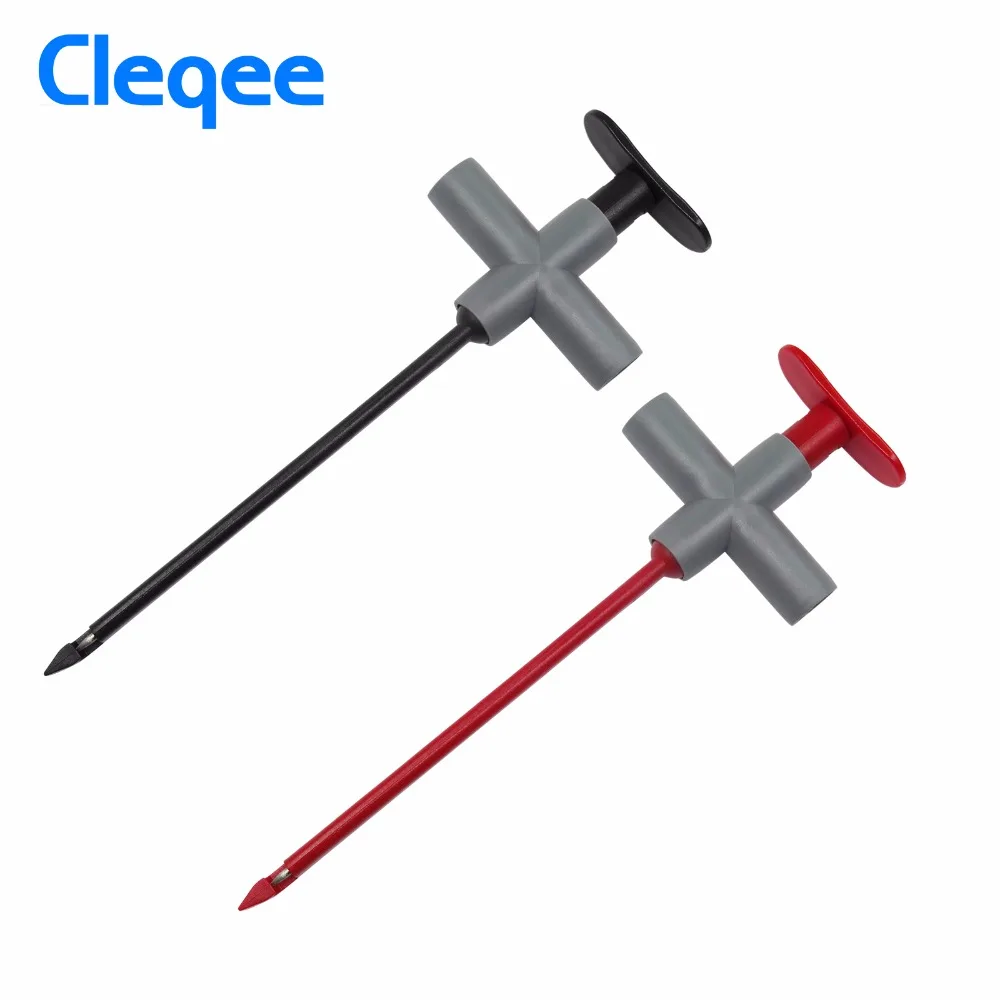 Cleqee P5010 2pcs puncture probe Auto repair multimeter test clip car test tool can connect to 4mm banana plug
Cleqee P5010 2pcs puncture probe Auto repair multimeter test clip car test tool can connect to 4mm banana plug