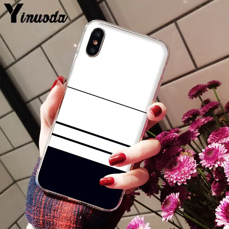 Colorful stripes black and white
