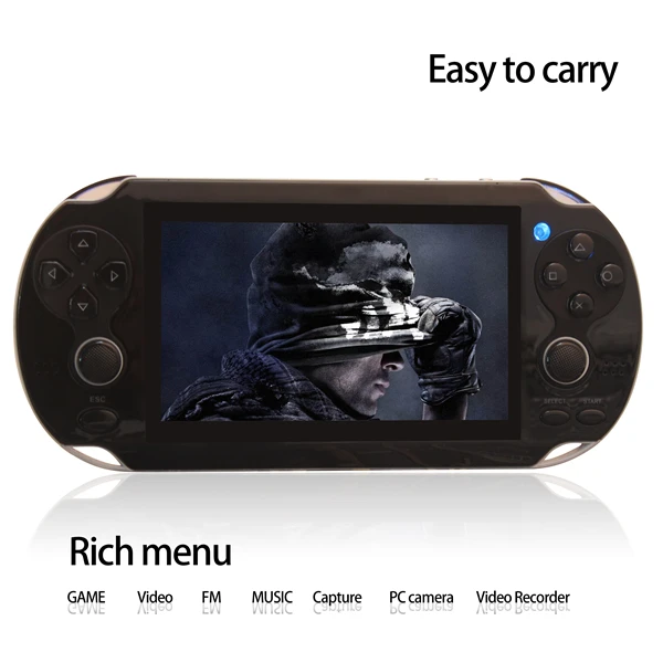 Dual Rocker 4.3 inch 8GB portable game player handheld game console support TV-Out camera video music with hundreds games
Dual Rocker 4.3 inch 8GB portable game player handheld game console support TV-Out camera video music with hundreds games