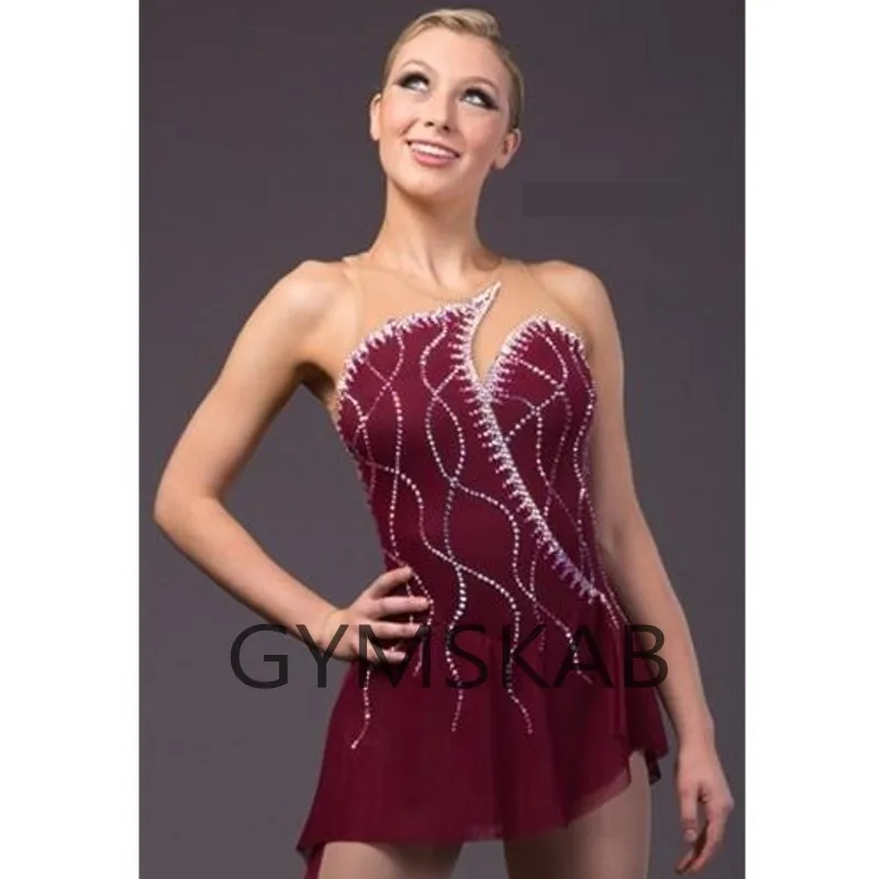 Charming Figure Skating Dress Women's Girl's Customized Ice Skating Dress Sleeveless Gymnastics Costume 8839
Charming Figure Skating Dress Women's Girl's Customized Ice Skating Dress Sleeveless Gymnastics Costume 8839