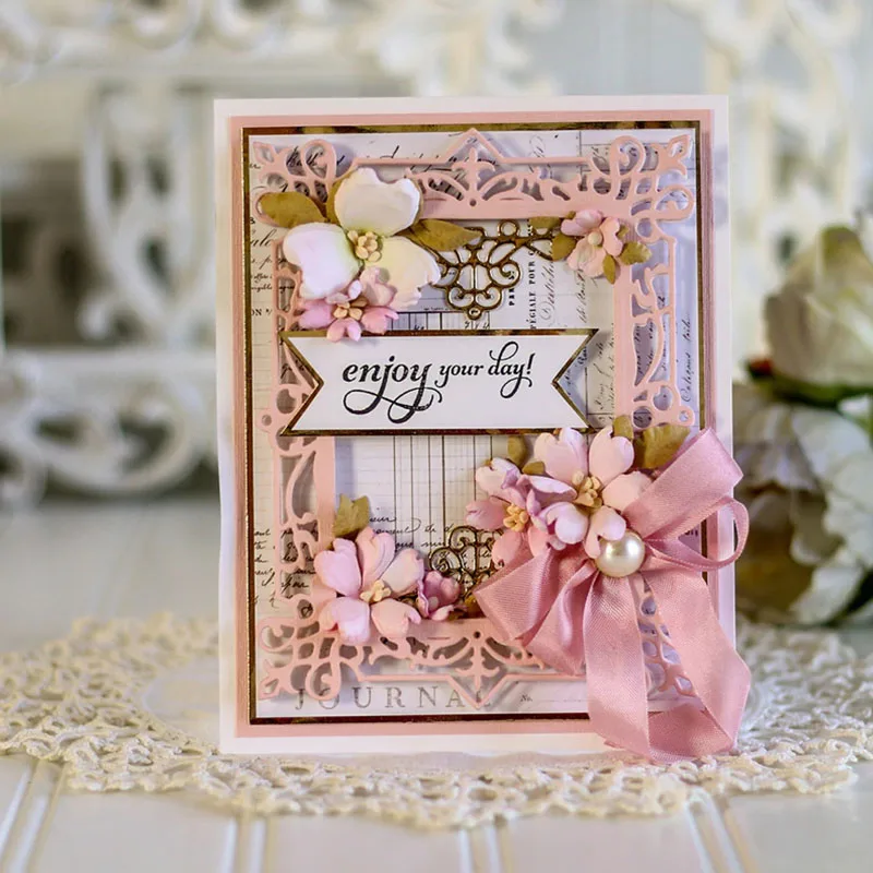 Retro Rectangle Flower Frame Metal Cutting Dies for DIY Scrapbooking Decorative Crafts Embossing Paper Cards Making New 2019
Retro Rectangle Flower Frame Metal Cutting Dies for DIY Scrapbooking Decorative Crafts Embossing Paper Cards Making New 2019
