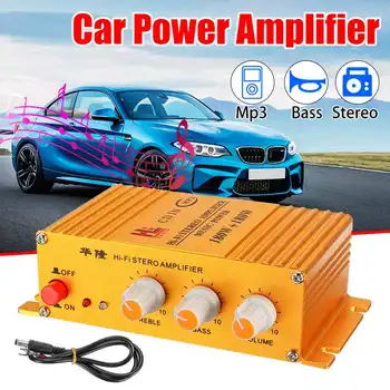 NEW 180W+180W 12V Input Car Mini HIFI Stereo Digital Amplifiers bluetooth Power Amplifier Car Amplifier
NEW 180W+180W 12V Input Car Mini HIFI Stereo Digital Amplifiers bluetooth Power Amplifier Car Amplifier