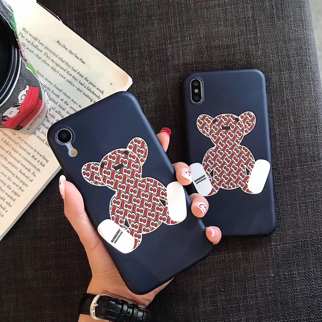 Newest Luxury France Paris brand bear phone case For iphone Xs MAX XR X 6 6s 7 8 plus fashion soft silicone IMD back cover Coque
Newest Luxury France Paris brand bear phone case For iphone Xs MAX XR X 6 6s 7 8 plus fashion soft silicone IMD back cover Coque