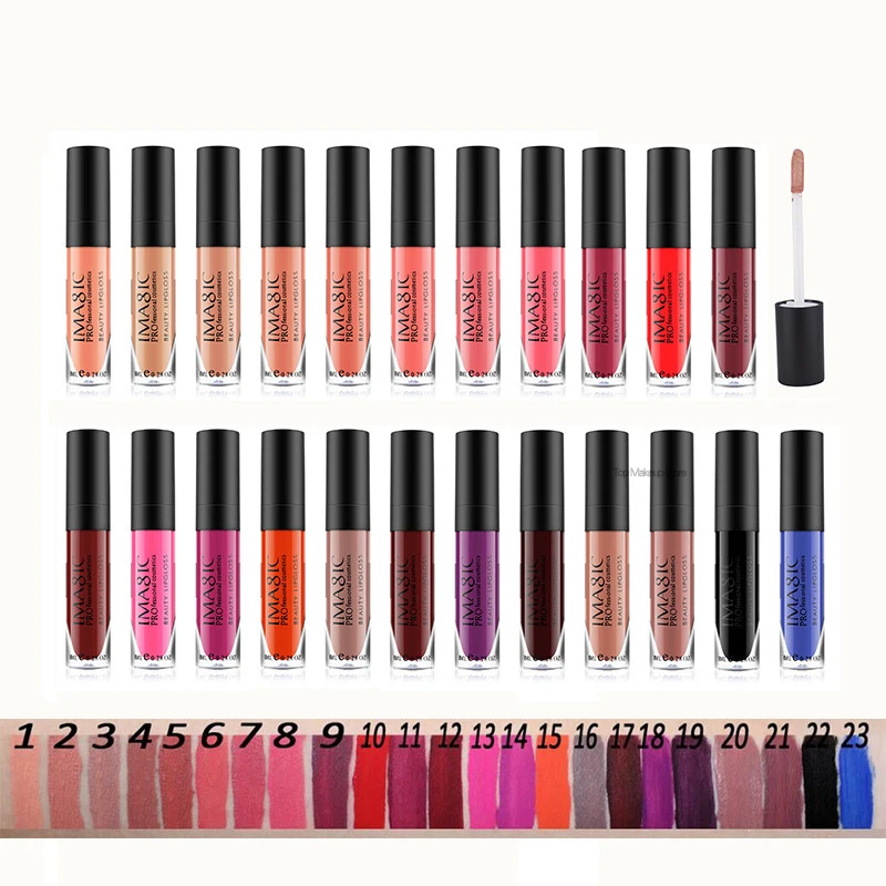Lip Gloss Liquid Lipstick Hot Sexy Colors Paint Matte Lipstick Waterproof Strawberry Long Lasting Makeup
Lip Gloss Liquid Lipstick Hot Sexy Colors Paint Matte Lipstick Waterproof Strawberry Long Lasting Makeup