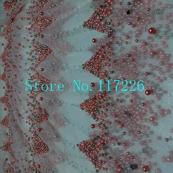 JRB-112917 nice looking embroidery tulle mesh lace fabric with a lot of beads for party dress
JRB-112917 nice looking embroidery tulle mesh lace fabric with a lot of beads for party dress