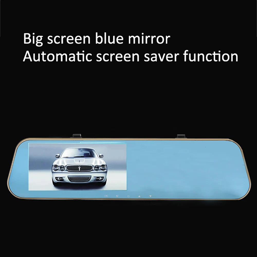 Onever 4.3 inch HD Night Vision Car DVR Dash Video Rear View Mirror Dual Lens Driving Camera Front Rear Car Reversing Image
Onever 4.3 inch HD Night Vision Car DVR Dash Video Rear View Mirror Dual Lens Driving Camera Front Rear Car Reversing Image