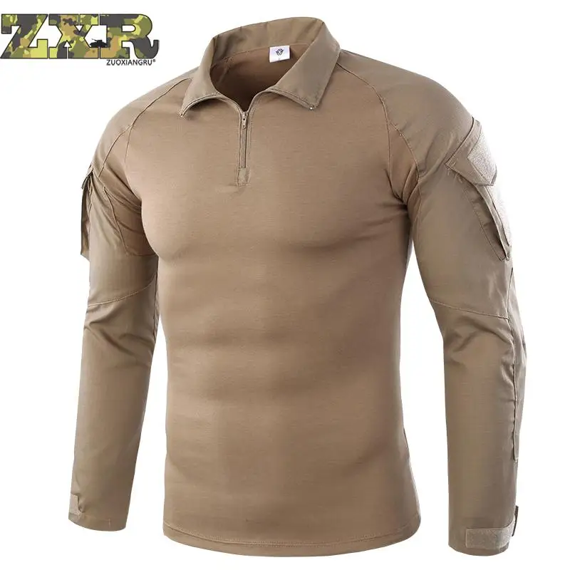 Men Summer Army Combat Tactical T Shirt Military Camouflage Long Sleeve Military T-shirts Man Clothes Airsoft Paintball No Pads
Men Summer Army Combat Tactical T Shirt Military Camouflage Long Sleeve Military T-shirts Man Clothes Airsoft Paintball No Pads