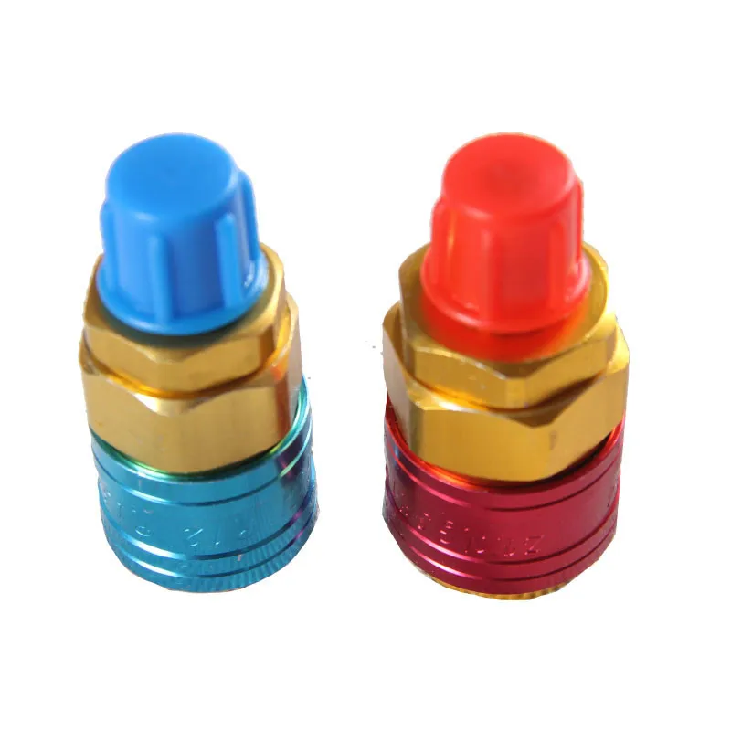 1 Pair Freon R134A H/L Auto Car Quick Coupler Connector Brass Adapters Air Conditioning Refrigerant Adjustable AC Manifold Gauge
1 Pair Freon R134A H/L Auto Car Quick Coupler Connector Brass Adapters Air Conditioning Refrigerant Adjustable AC Manifold Gauge