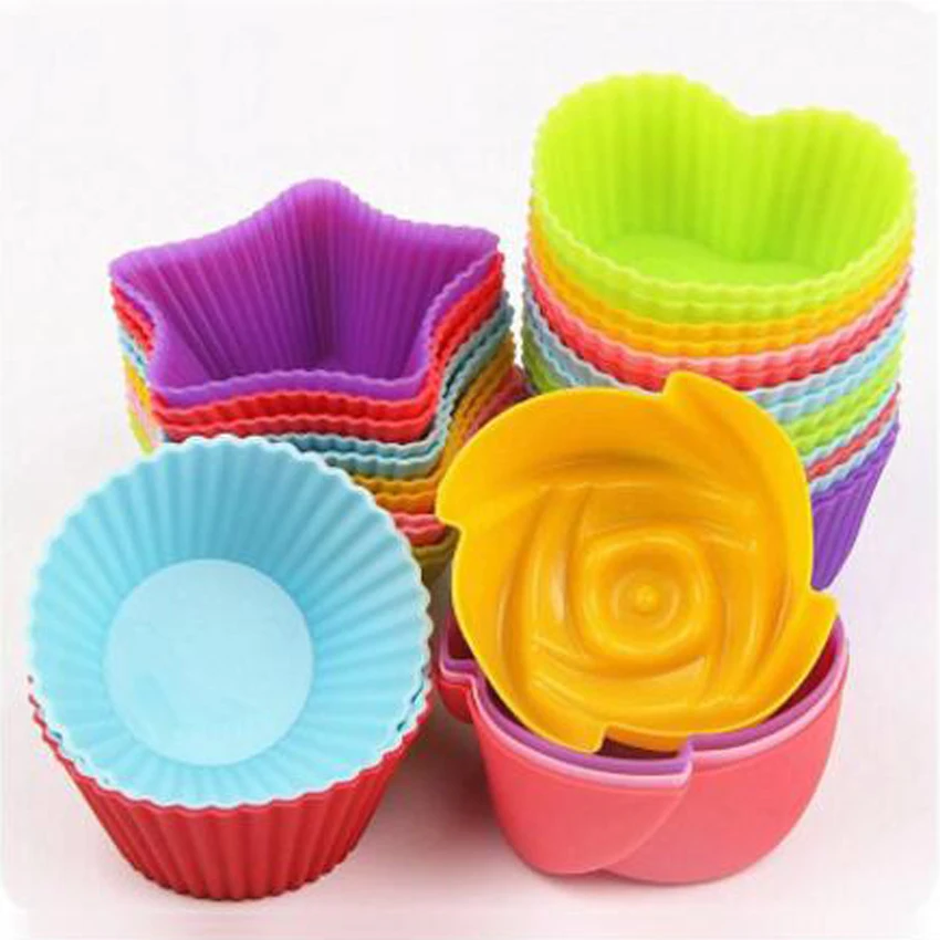12pcs Silicone Rose Cake Mold Heart Cupcake Soap Silicone Muffin Baking Nonstick and Heat Resistant Reusable Silicone Cake Tools
12pcs Silicone Rose Cake Mold Heart Cupcake Soap Silicone Muffin Baking Nonstick and Heat Resistant Reusable Silicone Cake Tools