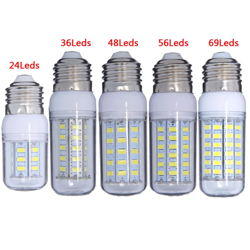 High Power 220v 240v LED Lamp corn bulb Spotlight SMD 5730 lampada led E27 E14 lamparas 7W 12W 15W 20W 25W White / Warm white
High Power 220v 240v LED Lamp corn bulb Spotlight SMD 5730 lampada led E27 E14 lamparas 7W 12W 15W 20W 25W White / Warm white