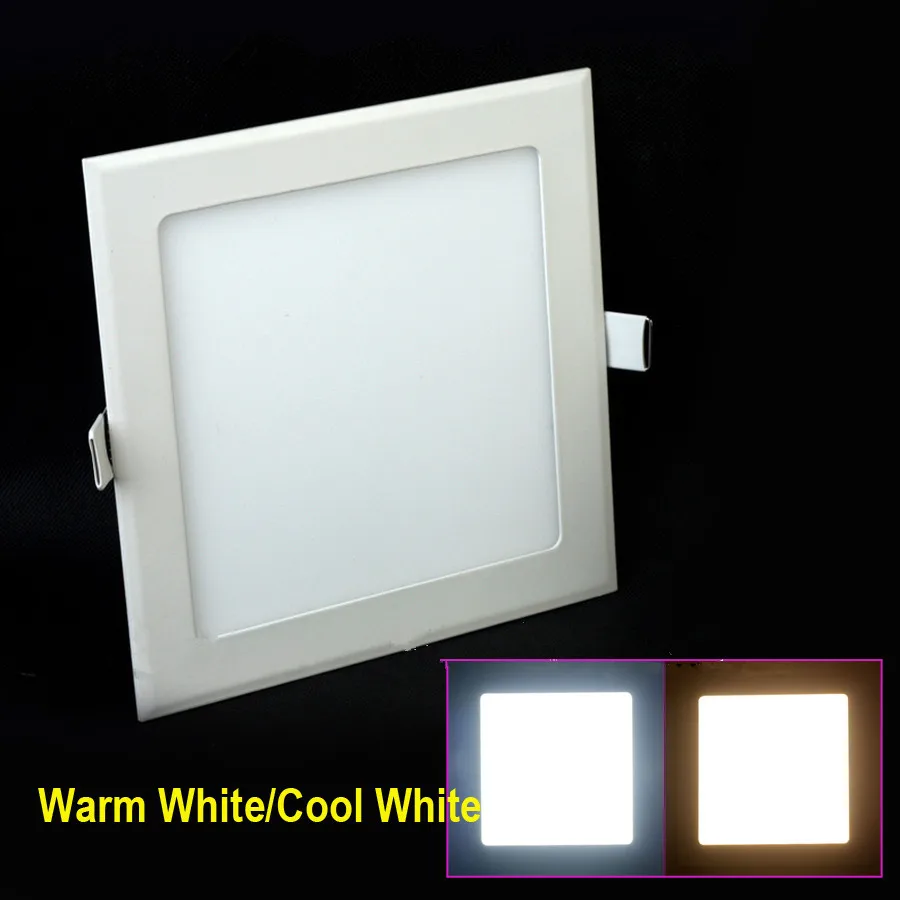 Светодиодный панельный светильник 3 Вт 9 12 15 25 теплый белый/холодный белый