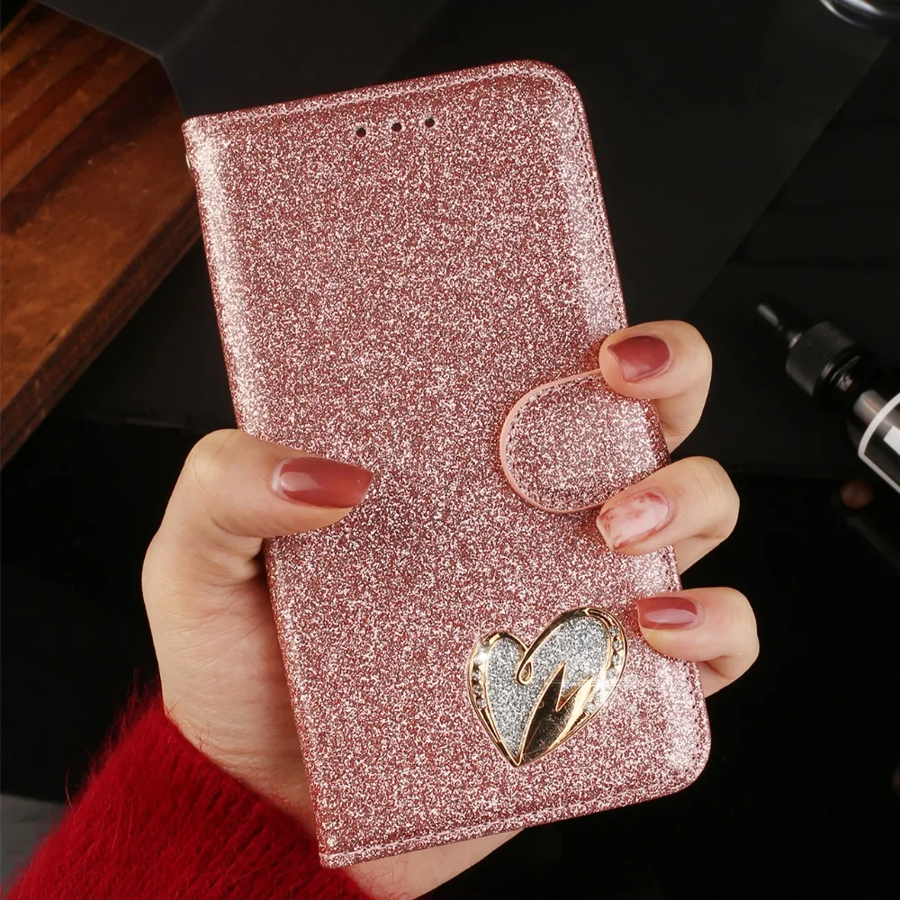 Bling Rhinestone Diamond Love Heart Wallet Flip Case For iPhone XS Max XR X 8 7 6 Plus 5S Case Leather Glitter for Women Carcasa
Bling Rhinestone Diamond Love Heart Wallet Flip Case For iPhone XS Max XR X 8 7 6 Plus 5S Case Leather Glitter for Women Carcasa