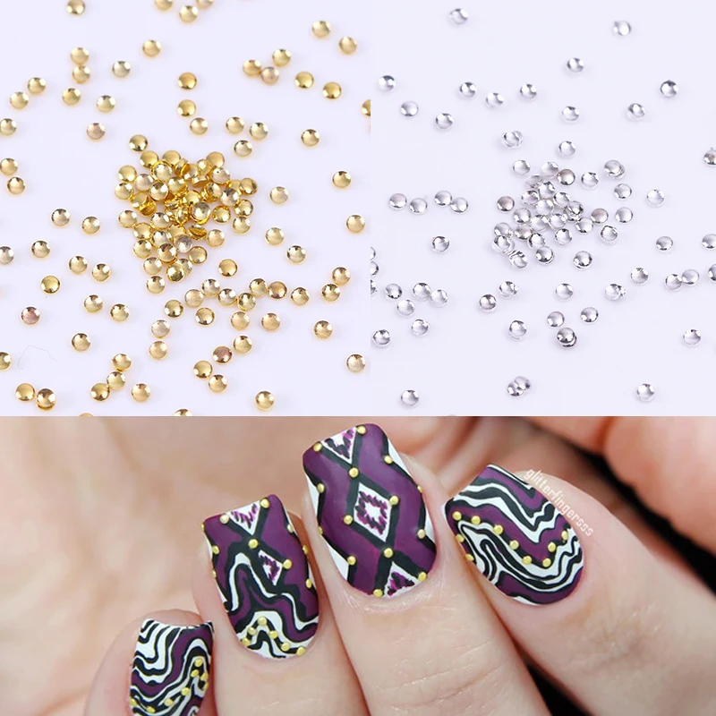 100Pcs Multi-size 3D Nail Art Rhinestones Mini Beads Gold Silver Nail Studs Manicure for Design DIY Nail Art Decoration
100Pcs Multi-size 3D Nail Art Rhinestones Mini Beads Gold Silver Nail Studs Manicure for Design DIY Nail Art Decoration
