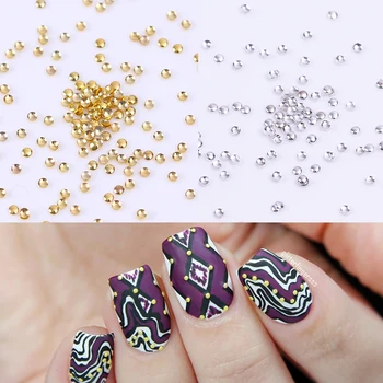 100Pcs Multi-size 3D Nail Art Rhinestones Mini Beads Gold Silver Nail Studs for Design DIY Nail Art Decoration
100Pcs Multi-size 3D Nail Art Rhinestones Mini Beads Gold Silver Nail Studs for Design DIY Nail Art Decoration