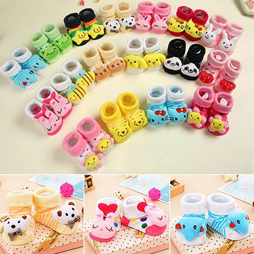 Baby Boy Girl Anti Slip Cotton Socks Boots Shoes Cartoon Animal 0-12 Months Newborn
Baby Boy Girl Anti Slip Cotton Socks Boots Shoes Cartoon Animal 0-12 Months Newborn