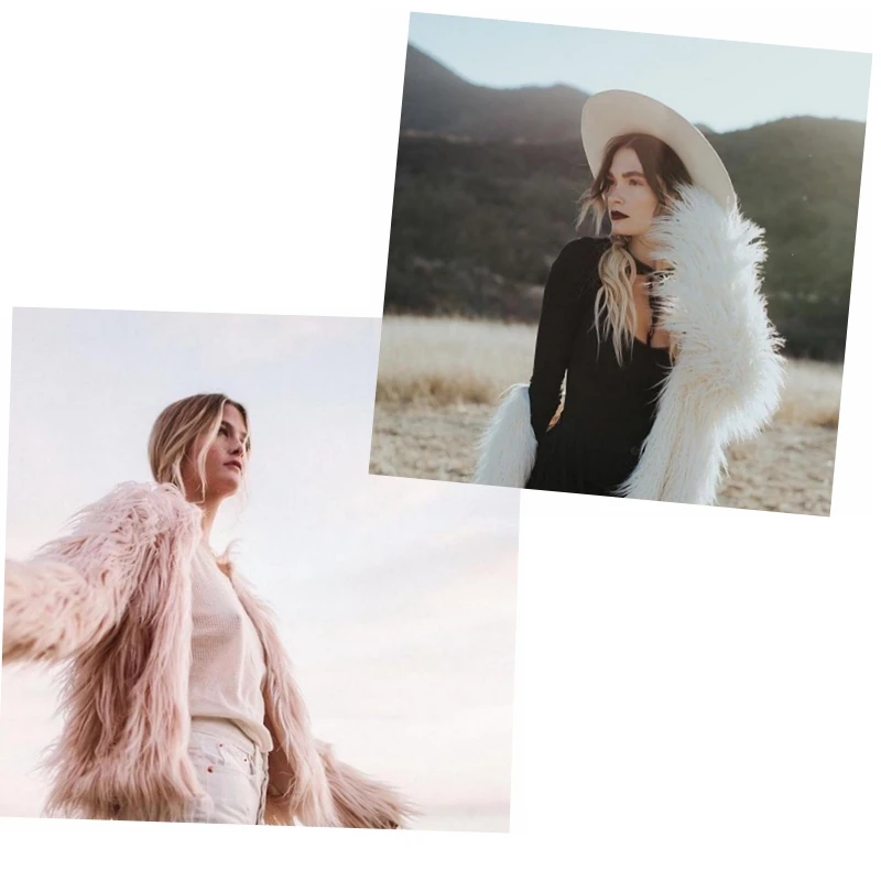 2019 Furry Fur Coat Women Fluffy Warm Long Sleeve Outerwear Autumn Winter Coat Jacket Hairy Collarless Overcoat Plus Size
2019 Furry Fur Coat Women Fluffy Warm Long Sleeve Outerwear Autumn Winter Coat Jacket Hairy Collarless Overcoat Plus Size