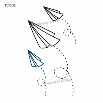 HXMAN Paper Plane Temporary Tattoos Waterproof Women Fashion Fake Body Art Arm Tattoo Sticker 10.5X6cm Kids Hand Tatoo T-021
HXMAN Paper Plane Temporary Tattoos Waterproof Women Fashion Fake Body Art Arm Tattoo Sticker 10.5X6cm Kids Hand Tatoo T-021