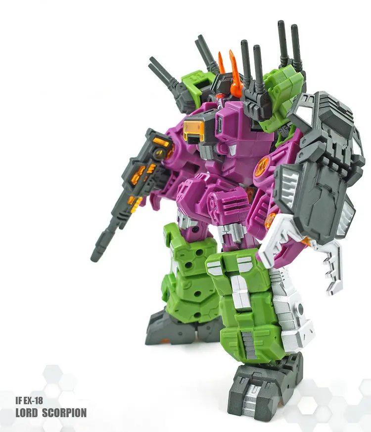 IN Stock 18CM G1 Iron Factory IF-EX18 LordScorpion Lord Scorpion Scorponok IronFactory Transformation Action Figure
IN Stock 18CM G1 Iron Factory IF-EX18 LordScorpion Lord Scorpion Scorponok IronFactory Transformation Action Figure