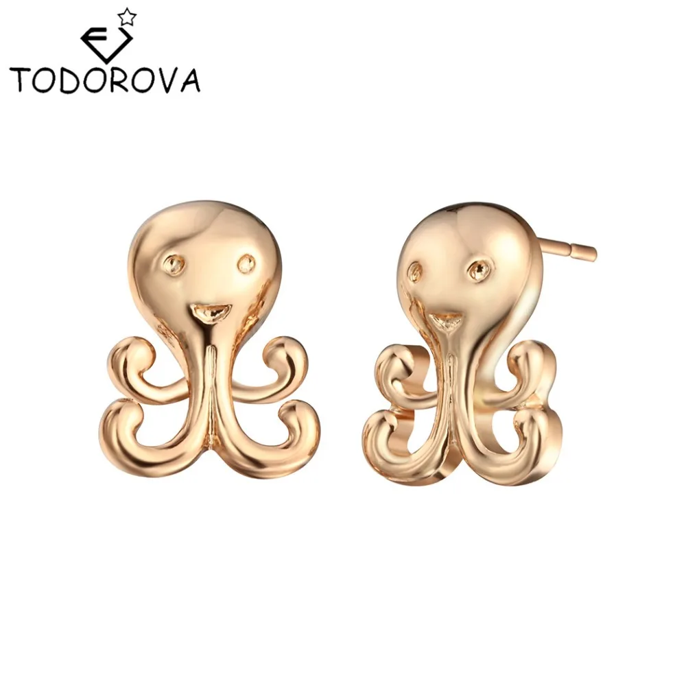 Todorova New Octopus Earings Women Accessories Animal Stud Earrings Cheap Wholesale Jewelry Drop Shipping
Todorova New Octopus Earings Women Accessories Animal Stud Earrings Cheap Wholesale Jewelry Drop Shipping