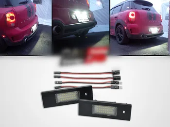 2Pcs Xenon White LED registration number light License Plate Lights For R56 R60 R61
2Pcs Xenon White LED registration number light License Plate Lights For R56 R60 R61