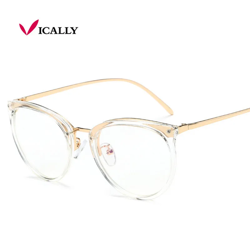 Oversized Clear Lens Glasses Men Women Retro Metal Frame Eyeglasses Transparent Optical Cat Eye Glasses Frames Spectacle
Oversized Clear Lens Glasses Men Women Retro Metal Frame Eyeglasses Transparent Optical Cat Eye Glasses Frames Spectacle
