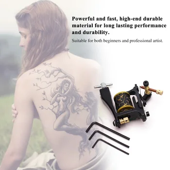 Tattoo Guns Professional Permanent Tattoo Machine 12 Wrap Coils Lining Shading Coloring Tattoo Guns Supplies Tattoo & Body Art
Tattoo Guns Professional Permanent Tattoo Machine 12 Wrap Coils Lining Shading Coloring Tattoo Guns Supplies Tattoo & Body Art